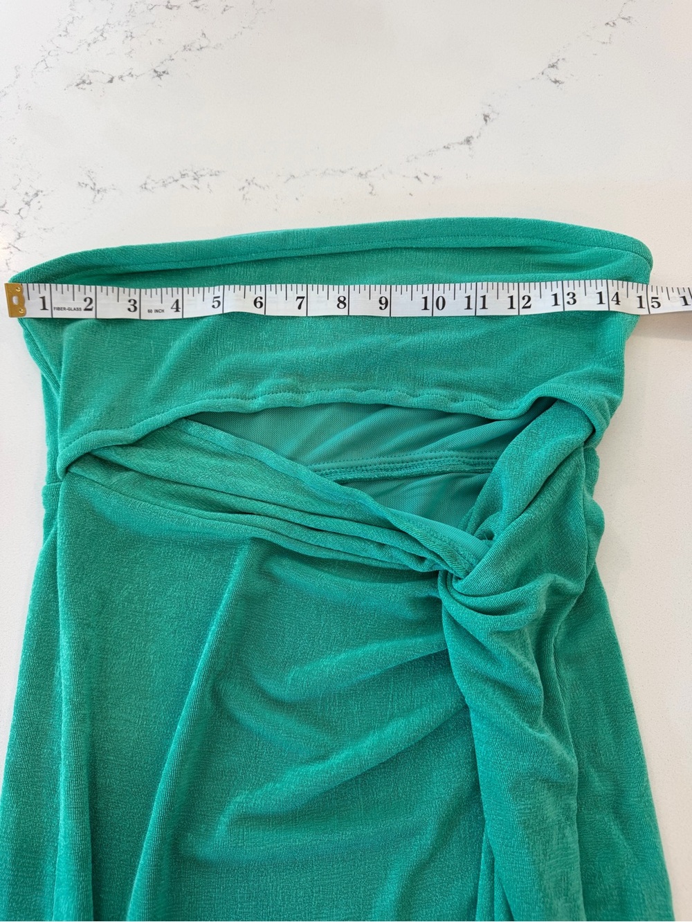 Hello Molly Strapless Twist Cutout Midi Dress - Picture 10 of 12